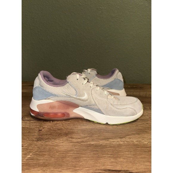 Nike Women's Air Max Excee Running Shoes White Pink Blue Grey Sz 7.5 - Picture 5 of 9